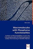 Macromolecules with Phosphorus Functionalities 363900731X Book Cover