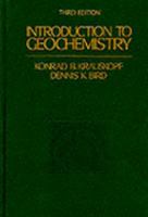 Introduction to Geochemistry 0070354472 Book Cover
