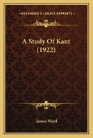A study of Kant 0548751455 Book Cover