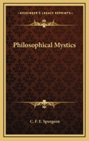Philosophical Mystics 1162887672 Book Cover