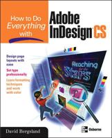 How to Do Everything with Adobe InDesign CS 007223153X Book Cover