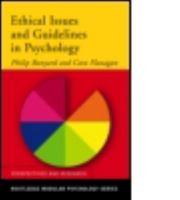 Ethnical Issues in Psychology 0415268818 Book Cover