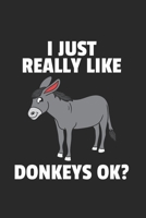 Esel Notizbuch: Esel Notizbuch für Liebhaber / Notizheft / Notizblock A5 (6x9in) Dotted Notebook / Punkteraster / 120 gepunktete Seiten (German Edition) 1673032370 Book Cover