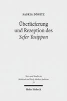 Uberlieferung Und Rezeption Des Sefer Yosippon 3161526635 Book Cover