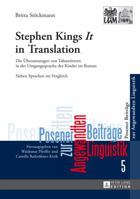 Stephen King's It in Translation: Die Uebersetzungen Von Tabuwoertern in Der Umgangssprache Der Kinder Im Roman- Sieben Sprachen Im Vergleich 3631651708 Book Cover