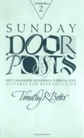 Sunday Door Posts II: Sixty Calligraphic Renderings of Biblical Texts Suitable for Reproduction (Sunday Doorposts) 1556124627 Book Cover