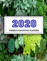 2020 Planner Weekly and Monthly: Jan 1, 2020 to Dec 31, 2020: Weekly & Monthly Planner + Calendar Views Inspirational Quotes and Navy Floral Cover ... December 2020 170609244X Book Cover