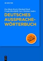 Deutsches Aussprachew�rterbuch 3110182033 Book Cover