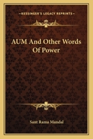 AUM And Other Words Of Power 1430455640 Book Cover