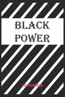 BLACK POWER Notebook: 6x9 inches - 110 blank numbered pages - Greatest LGBTQ Rainbow Hearts Journal - Gift, Present Idea 1691035556 Book Cover
