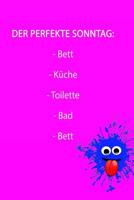 Der Perfekte Sonntag: - Bett - K�che - Toilette - Bad - Bett: rosa Edition - liniertes Tagebuch mit 120 Seiten - 6x9 Zoll - Tagebuch, Notizbuch, Schulheft uvm. - lustig 1076343619 Book Cover