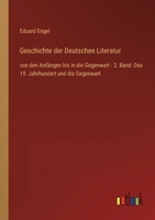 Geschichte Der Deutschen Literatur 3846019925 Book Cover