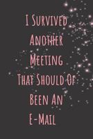 I Survived Another Meeting That Should Of Been An E-Mail 172017654X Book Cover