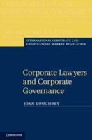 Corporate Lawyers and Corporate Governance 0521762553 Book Cover