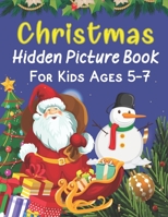 Christmas hidden picture book For Kids Ages 5-7 B08NVGHM4C Book Cover