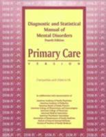 Diagnostic and Statistical Manual of Mental Disorders: Primary Care Version 0890424063 Book Cover
