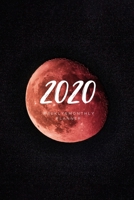 2020 Weekly & Monthly Planner: Moon – 6X9 Size – Glossy Soft Cover - Multi-Purpose: Organizer/Calendar/Notebook/Agenda/Diary/Journal. (Moon Themed Planners) 1651420114 Book Cover