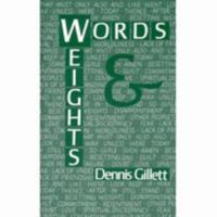 Words and Weights: Comfort and Counsel from Simple Words of Scripture 0851891365 Book Cover