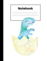 Notebook: Dinosaur Tyrannosaurus Rex, T Rex, Wide Rule, Notebook Home Office School Student Teacher Homeschool, 7.4 x 9.7 in, 200 pages kids, school, home, students, teachers 1724618083 Book Cover
