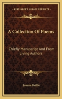 A Collection of Poems 1241040753 Book Cover