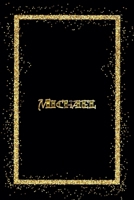 Michael: Name Michael Monogram Notebook - 120 Pages - Size 6x9, Soft Cover, Matte Finish- Gold Confetti Glitter Monogram Blank Lined Note Book, Writing Pad, Journal or Diary Kids, Girls Men & Women 1660328403 Book Cover