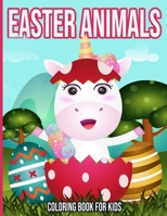 Animales De Pascua : Libro De Colorear Para Niños B08YFG4NYT Book Cover