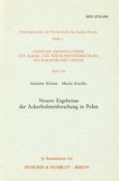Neuere Ergebnisse Der Ackerbohnenforschung in Polen 3428063589 Book Cover
