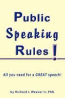 Public Speaking Rules! 0978950437 Book Cover