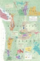 Wine Map of the Pacific Northwest 1936880407 Book Cover