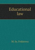 Educational law 5519526419 Book Cover