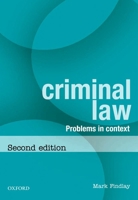 Criminal Law: Problems in Context 0195517784 Book Cover