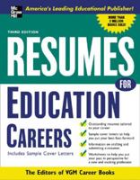 Resumes for Education Careers (Professional Resumes Series) 007143738X Book Cover