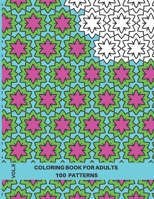 Tessellation Coloring Book for Adults: 100 Patterns Coloring Book for Adults Relaxation, Volume 5, 8.5x11 B08NDT5JTB Book Cover