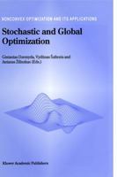 Stochastic and Global Optimization 1441952098 Book Cover