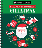 Brain Games - Sticker by Number: Christmas 163938376X Book Cover