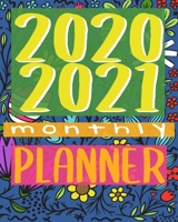 2020-2021 Monthly Planner: Blue Sky 8x10inch 2 Years Monthly Planner Calendar Schedule Organizer From January 1,2020 to December 31,2021 (24 Months ... With Holidays and Motivational Quotes 1694958973 Book Cover