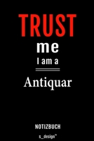 Notizbuch f�r Antiquar: Originelle Geschenk-Idee [120 Seiten liniertes blanko Papier] 1692854518 Book Cover