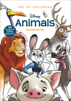 Art of Coloring: Disney Animals: 100 Images to Inspire Creativity and Relaxation B0FFY9676V Book Cover