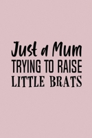 Just A Mom Trying To Raise Little Brats: 2020 Monthly Goal Tracker and Beyond 1698358806 Book Cover