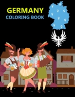 Germany Coloring Book: Germany Coloring Book For Girls B0BGN97RW6 Book Cover