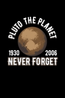 Pluto the Planet 1930-2006 Never Forget: Funny Pluto Saying Blank Composition Notebook for Journaling & Writing (120 Lined Pages, 6" x 9") 1701452855 Book Cover