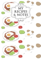 My Recipes & Notes: Elegant Blank Recipe Book to Write in, Document all Your Special Recipes and Notes, Perfect to Make Your Own Recipe Book or Cookbook 100-Pages 7 x 10 V 3.4 1673260802 Book Cover