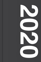 Tagebuch 2020 f�r ein Jahr: Journal, Kalender f�r 365+ Tage, Geschenk f�r 2020, Taschenbuch ca. DIN A5 (schwarz) 1706174276 Book Cover