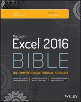 Excel 2016 Bible 1119067510 Book Cover