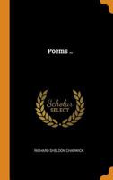 Poems .. 1021243035 Book Cover