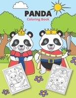 Panda Coloring Book: Panda coloring for kids B08PXD4DT3 Book Cover