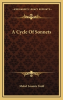 A Cycle Of Sonnets 1163586668 Book Cover