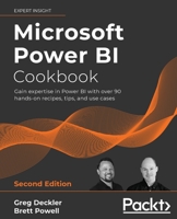 Microsoft Power BI Cookbook: Gain Expertise in Power BI with Over 90 Hands-On Recipes, Tips, and Use Cases 1801813043 Book Cover