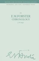 An E. M. Forster Chronology 1349226556 Book Cover