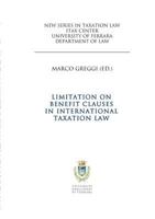 Limitation on Benefit Clauses in International Taxation Law 1291993665 Book Cover
